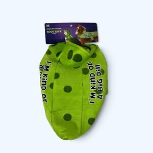 BOOTIQUE Dog PICKLE Halloween Costume IM KIND OF A BIG DILL Size XS